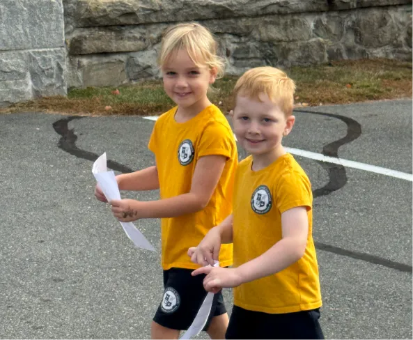 Students at St. Monica School